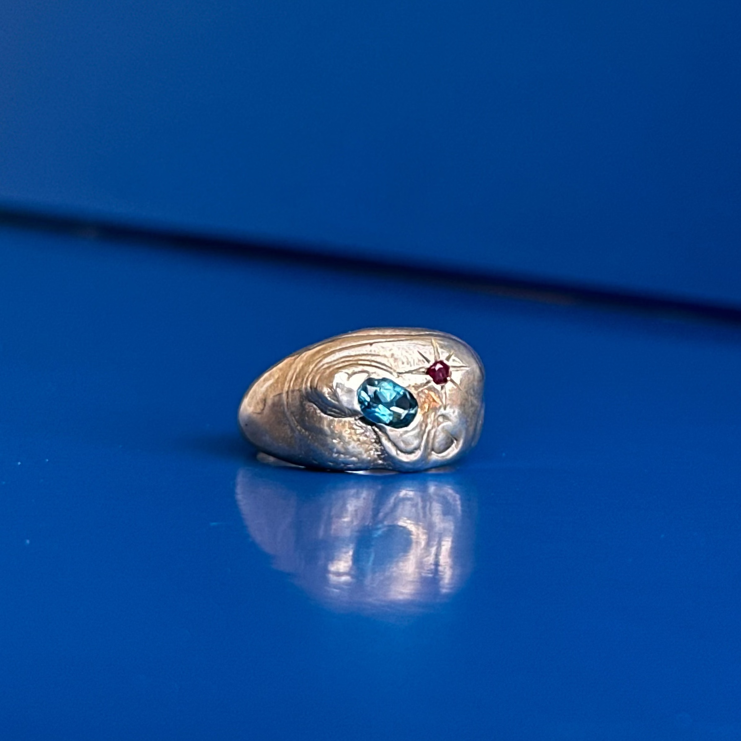 MC.016 / Melted city ring collection / Topázio e Rubi