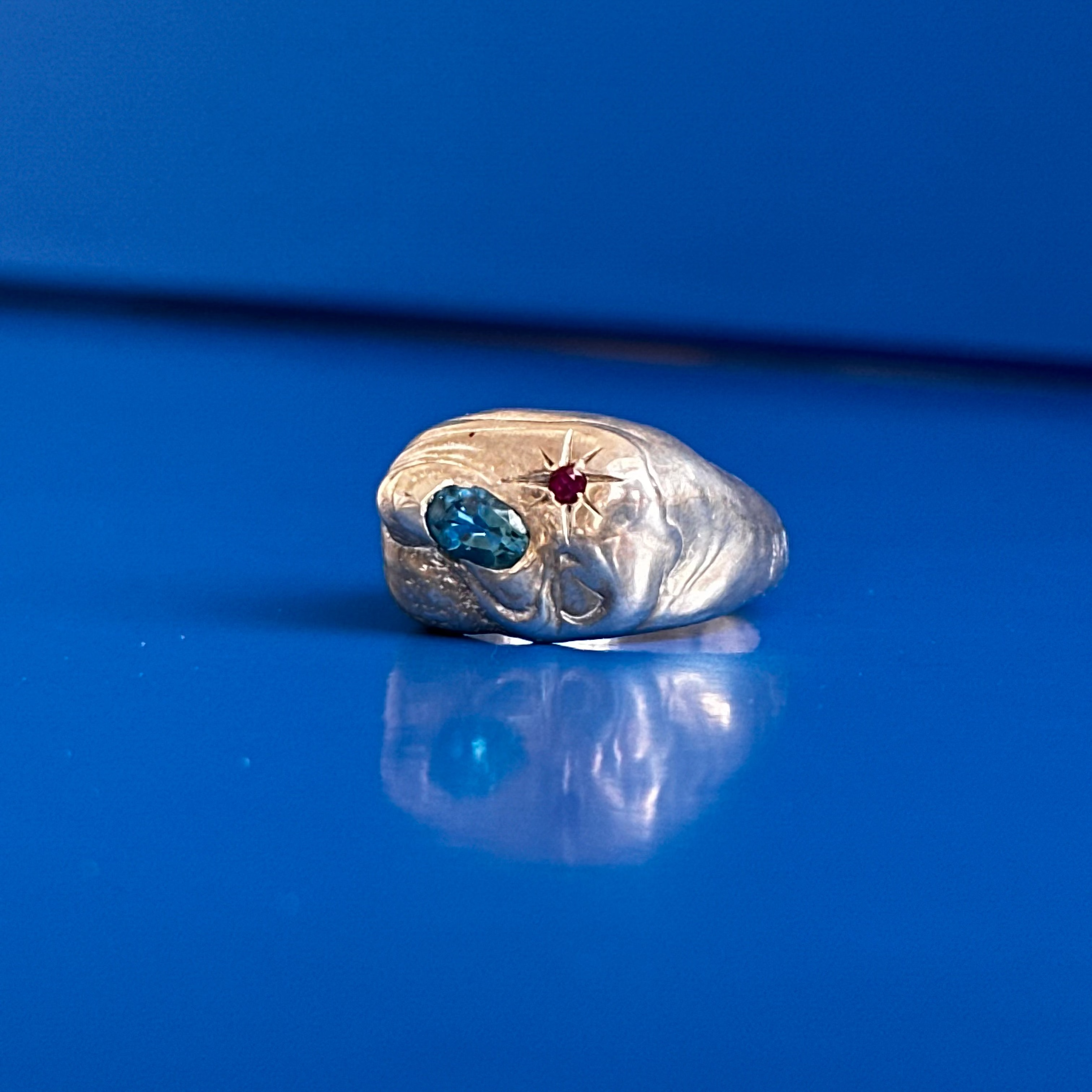 MC.016 / Melted city ring collection / Topázio e Rubi
