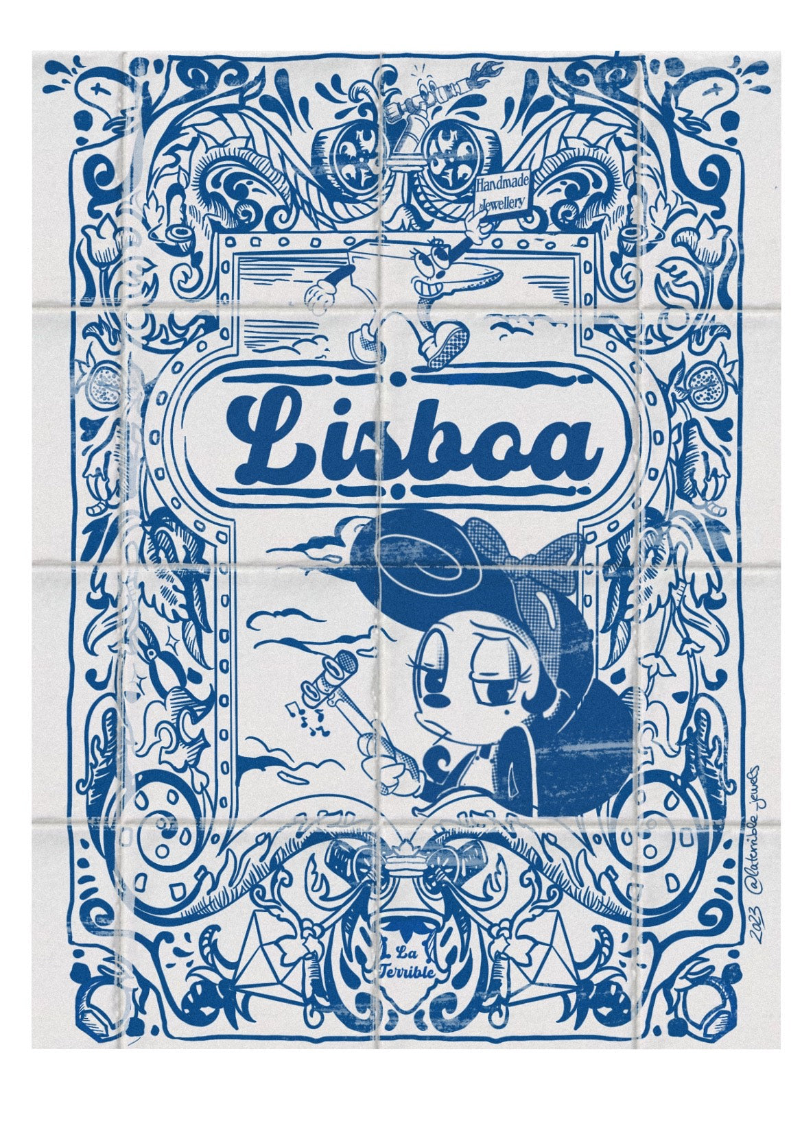 Print Azulejos terribles
